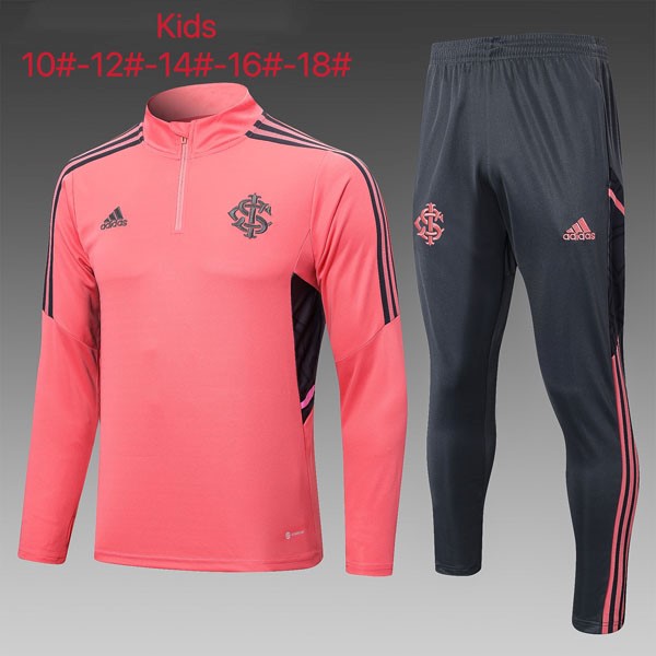 Ninos Sudadera De Training Internacional 2022-23 Rosa Gris